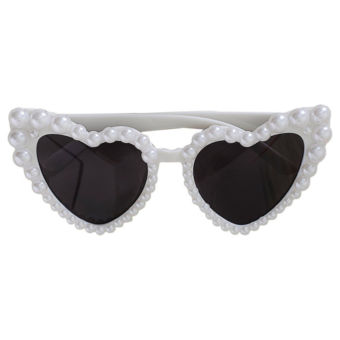 Pearl Embellished Bride Glasses image 0